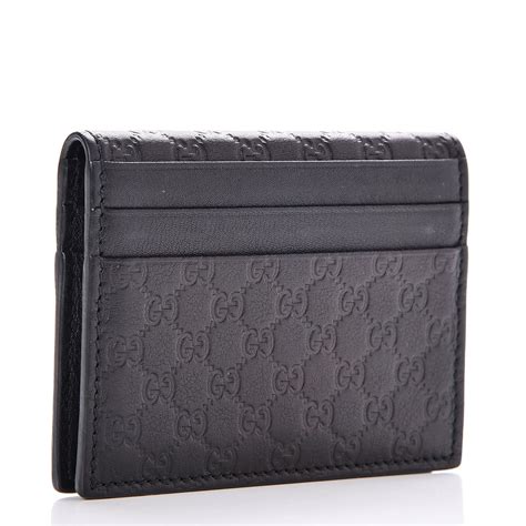 gucci card case microguccissima black|GUCCI Microguccissima Zip Around Card Case Black.